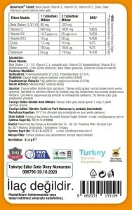 Naturfarm Vitamin C & Beta Glukan 30 Tablet