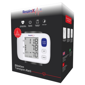 Bilekten Tansiyon Aleti Türkçe Konuşan Respirox JN-163EW – Yeni